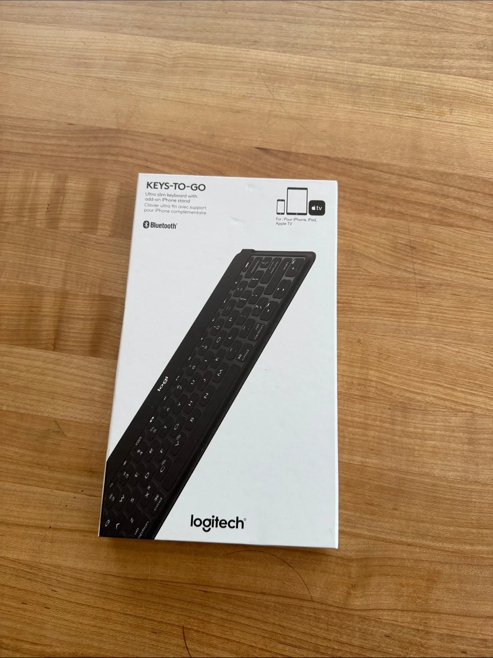 Logitech Keys-To-Go Ultra-Slim Bluetooth Keyboard - Black